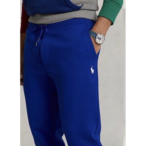 Polo Ralph Lauren Double-Knit Pony Jogger Pants Size Medium Sapphire Star Blue - Picture 11 of 11